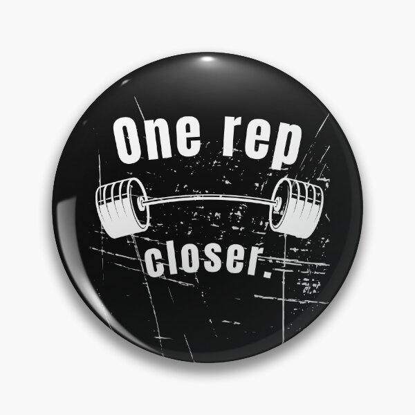 Item preview, One rep closer. Gym Fitness Motivation Quote designed and sold by TeeArtWorld.