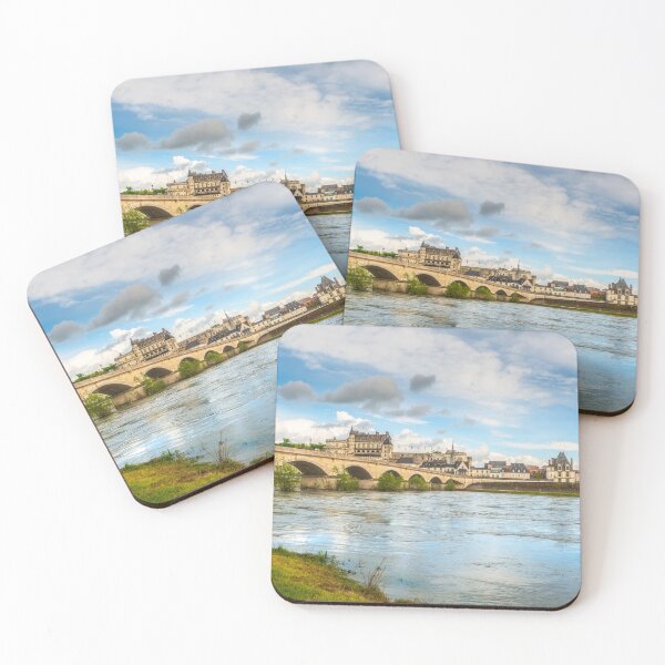 Item preview, Amboise village, bridge and castle. Loire Valley, France designed and sold by Stefano Orazzini.