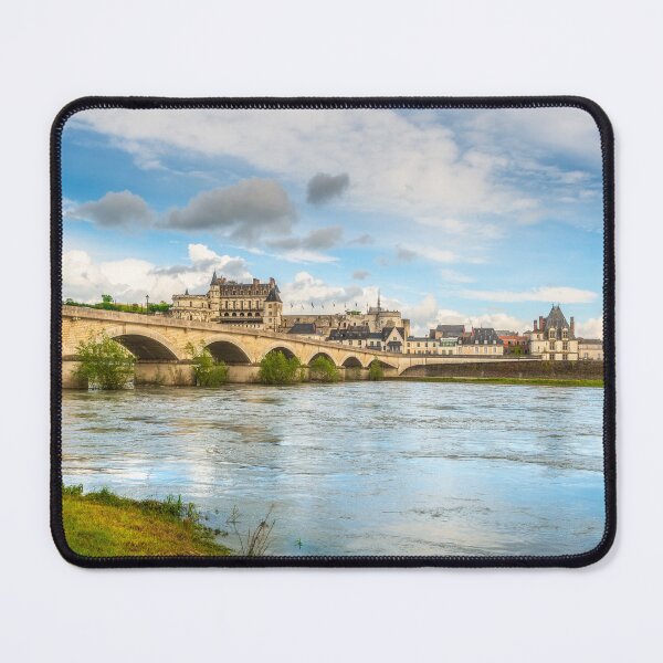 Item preview, Amboise village, bridge and castle. Loire Valley, France designed and sold by Stefano Orazzini.