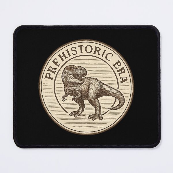 Item preview, Prehistoric Era Dinosaur Badge - Vintage Museum Emblem designed and sold by MKreative Studio.