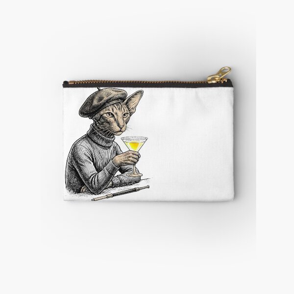 Item preview, Vintage Oriental Cat Artist French Beret Margarita Art designed and sold by OneLineBar.