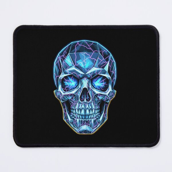 Item preview, Electric Crystal Skull: Epic Neon Contrast Design designed and sold by LaNadaYFundante.