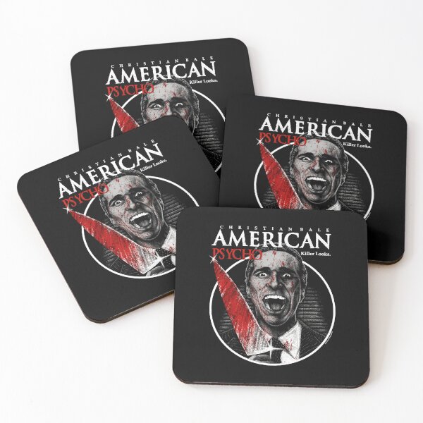 Item preview, American Psycho Knife Horror Portrait designed and sold by Adenahilton.