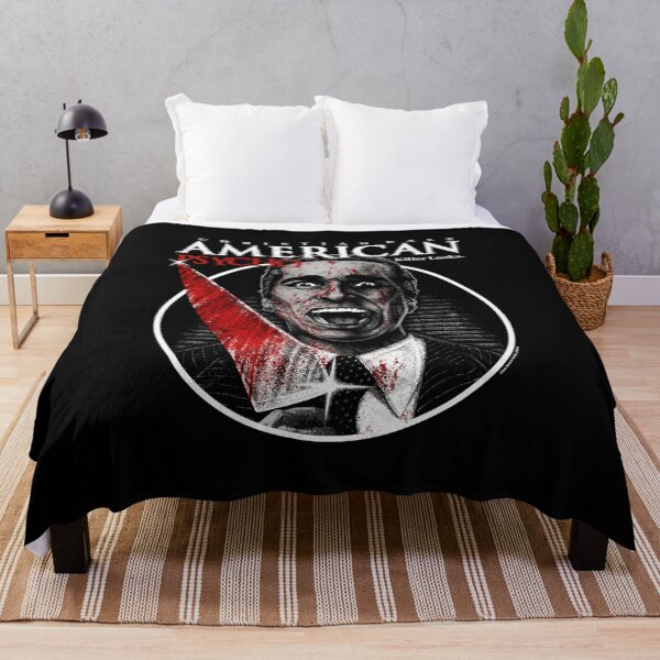 Item preview, American Psycho Knife Horror Portrait designed and sold by Adenahilton.