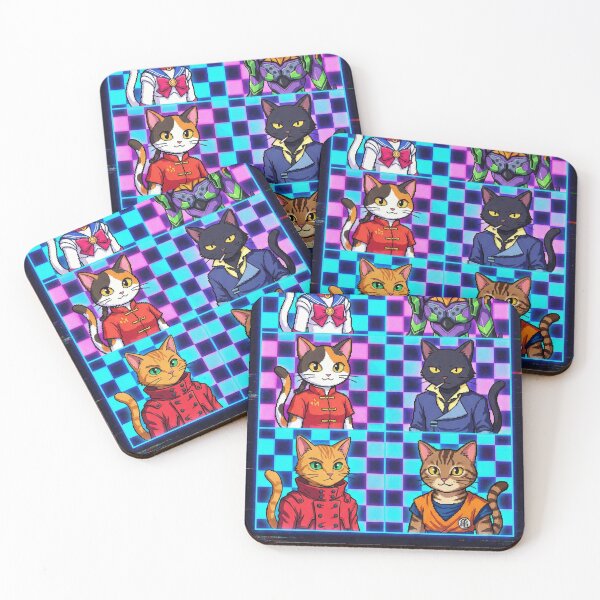 Item preview, 90s Anime Cats designed and sold by Midnight Replay.