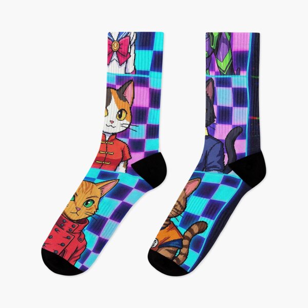 Item preview, 90s Anime Cats designed and sold by Midnight Replay.