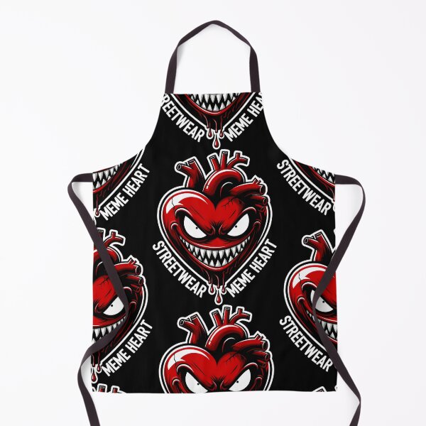 Item preview, Edgy Streetwear Heart - Gothic Horror Meme Art designed and sold by SplashTastic.