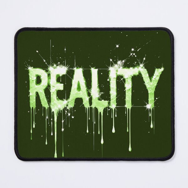 Item preview, Reality Neon Slime Typography Art designed and sold by VikArtStudio.