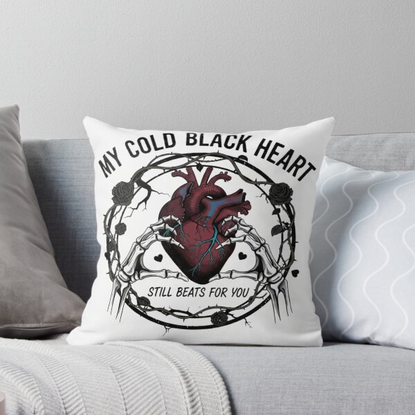 Item preview, Goth Aesthetic Skeleton Heart - Cold Black Heart Valentine designed and sold by Wear Sculpt.