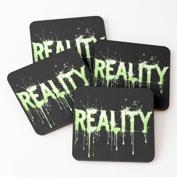 Item preview, Reality Neon Slime Typography Art designed and sold by VikArtStudio.