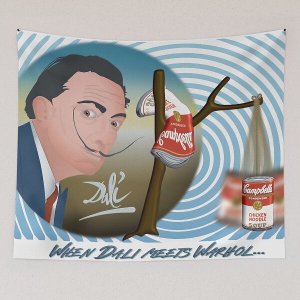 Item preview, When Dali needs Warhol… designed and sold by onboarddesigns.
