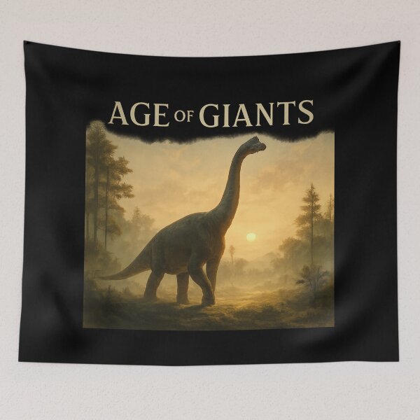 Item preview, Age of Giants - Majestic Brachiosaurus Poster designed and sold by MKreative Studio.