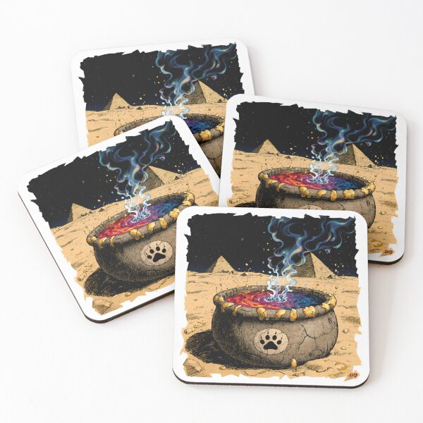 Item preview, Multicolored vat – Myth of the Jackal King of Sumer designed and sold by Absolutsoma.