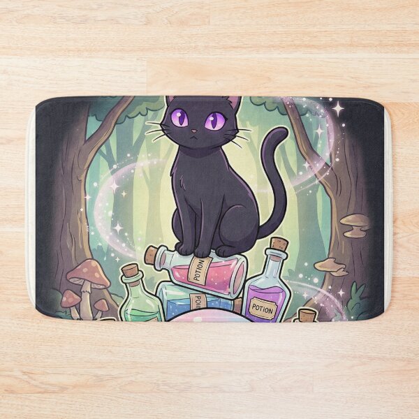 Item preview, Witch Cat Familiar designed and sold by Midnight Replay.