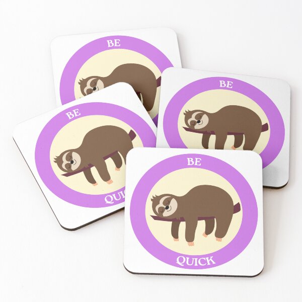 Item preview, Be Quick Sloth - Sleeping Sloth in Circle Meme Art designed and sold by Love3Happy.
