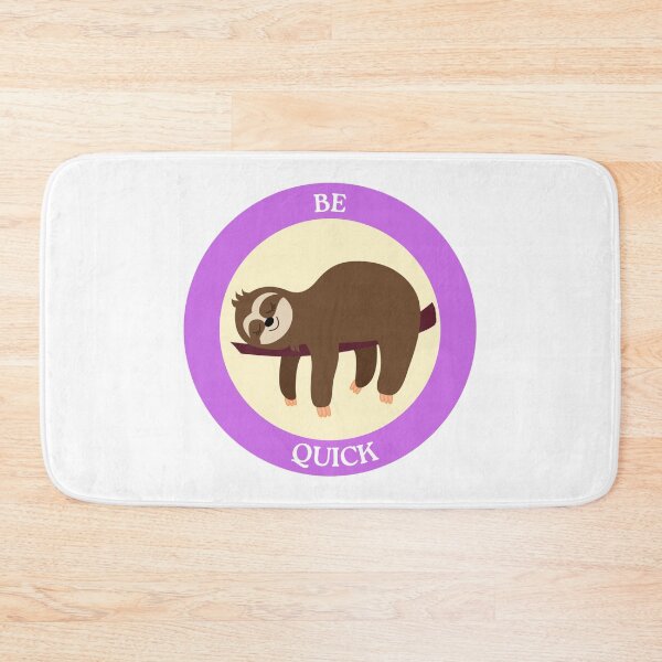 Item preview, Be Quick Sloth - Sleeping Sloth in Circle Meme Art designed and sold by Love3Happy.