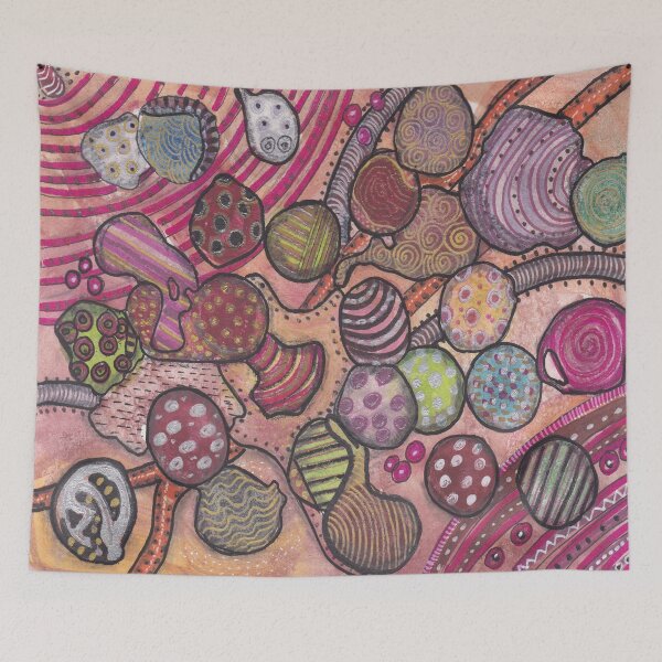 Item preview, Colorful playful doodle - kids art designed and sold by ColorWander.