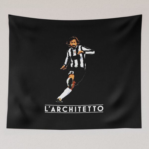 Item preview, Andrea Pirlo Architect Midfield Illustration designed and sold by Josphinerron.