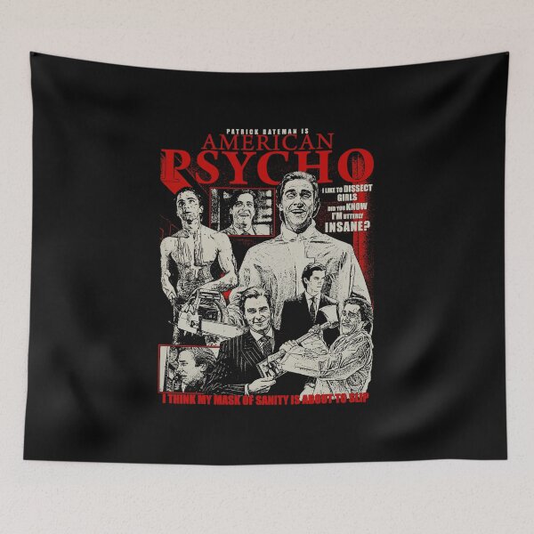 Item preview, American Psycho Patrick Bateman Cult Classic Portrait designed and sold by Adenahilton.