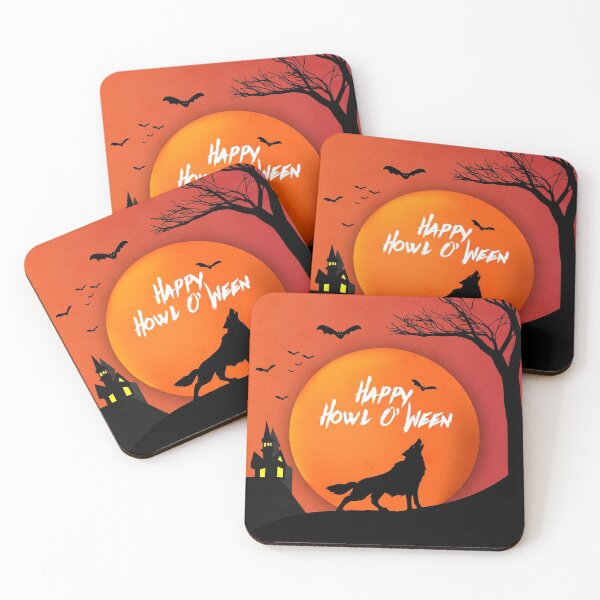 Item preview, Happy Howl O' Ween Cool Design designed and sold by SKETCHEAJ.