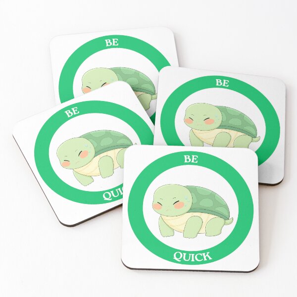 Item preview, Be Quick Turtle - Cute Stressed Turtle Circle Meme designed and sold by Love3Happy.