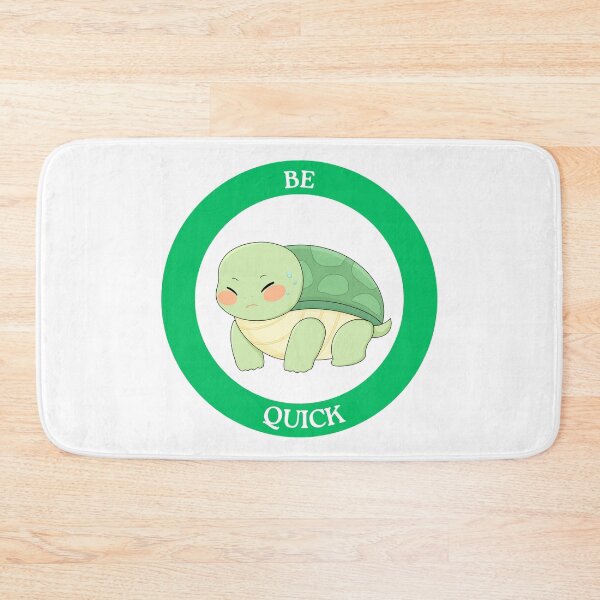 Item preview, Be Quick Turtle - Cute Stressed Turtle Circle Meme designed and sold by Love3Happy.