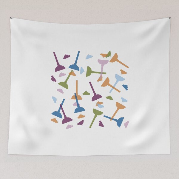 Item preview, Decorative colorful Pömpel - Plumber's dream designed and sold by chrisbears.