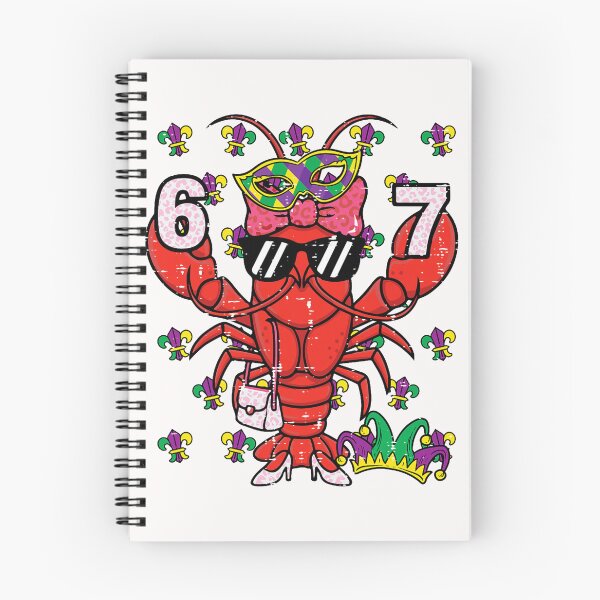 Item preview, 67 Crawfish 6 7 Mardi Gras Meme Kids Girls Women Teacher  designed and sold by ArleneRowe.