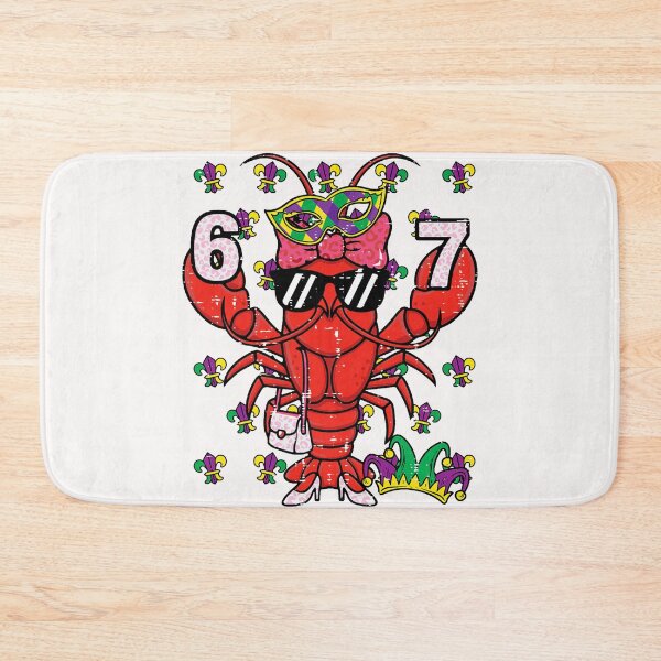Item preview, 67 Crawfish 6 7 Mardi Gras Meme Kids Girls Women Teacher  designed and sold by ArleneRowe.