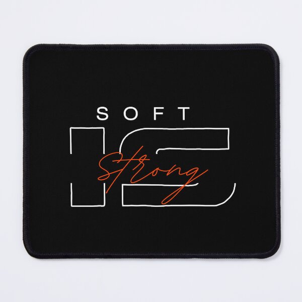 Item preview, Soft Is Strong – Minimalist Aesthetic Typography Design designed and sold by teevraa.