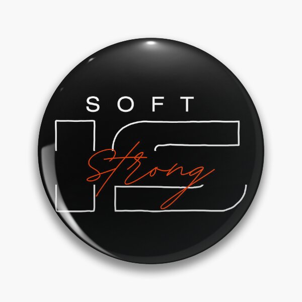 Item preview, Soft Is Strong – Minimalist Aesthetic Typography Design designed and sold by teevraa.