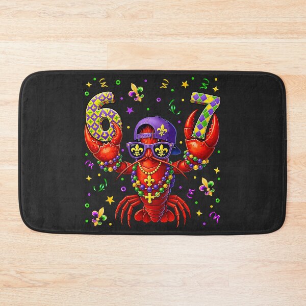 Item preview, 67 Crawfish 6 7 Mardi Gras Meme Kids Girls Women Teacher  designed and sold by ArleneRowe.