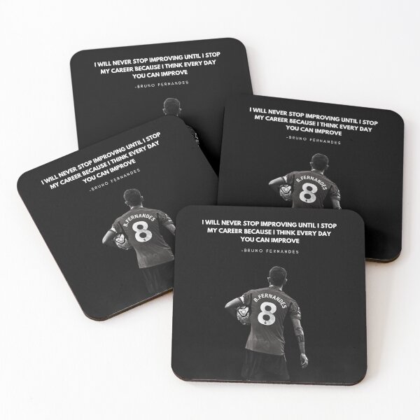 Item preview, Bruno Fernandes Motivational Quote Portrait designed and sold by SuccessInsanity.