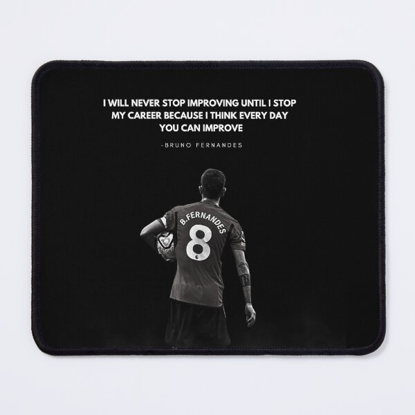 Item preview, Bruno Fernandes Motivational Quote Portrait designed and sold by SuccessInsanity.
