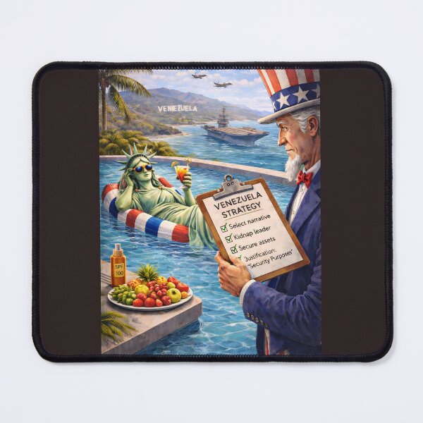 Item preview, Venezuela Strategy – A Political Satire Illustration designed and sold by Sacredvision.