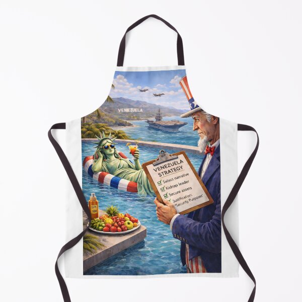 Item preview, Venezuela Strategy – A Political Satire Illustration designed and sold by Sacredvision.