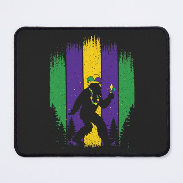Item preview, Bigfoot Mardi Gras Carnival Sasquatch Jester Beads Mens Boys designed and sold by ArleneRowe.
