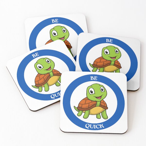 Item preview, Be Quick Turtle - Cheerful Green Turtle Circle Design designed and sold by Love3Happy.
