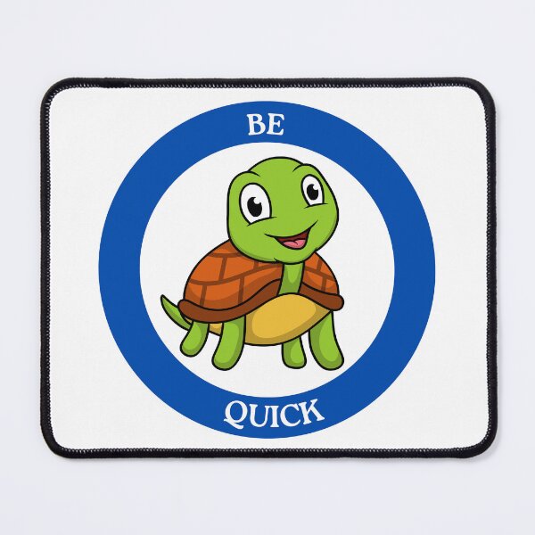 Item preview, Be Quick Turtle - Cheerful Green Turtle Circle Design designed and sold by Love3Happy.