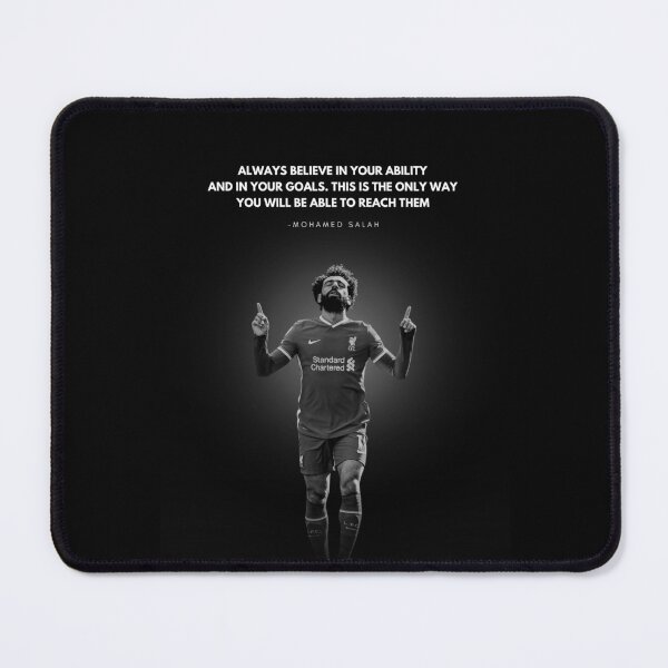 Item preview, Mohamed Salah Motivational Quote Portrait designed and sold by SuccessInsanity.