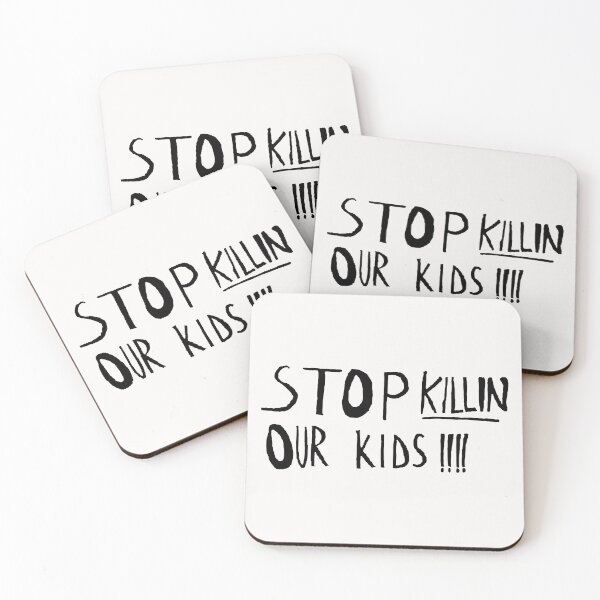 Item preview, Stop Killing Our Kids;  designed and sold by StickerApe.