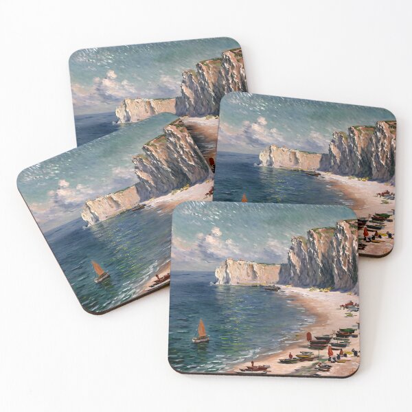 Item preview, Étretat - The Beach and the Falaise d'Amont designed and sold by artdesignsnow.