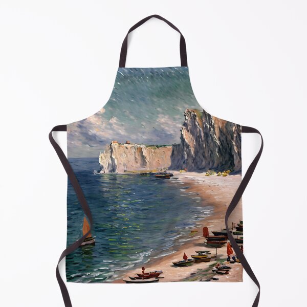 Aperçu de l'œuvre Étretat - La Plage et la Falaise d'Amont créée et vendue par artdesignsnow.