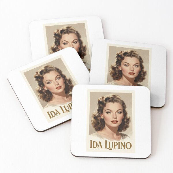 Item preview, Ida Lupino Portrait Tee | Classic Film Noir Art designed and sold by Mukesh Saxena.