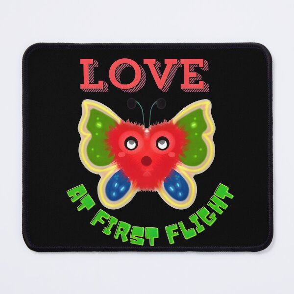Item preview, Fuzzy Heart Butterfly: Radiant Kawaii Luminous Flutter Art designed and sold by HopeAndHustle.