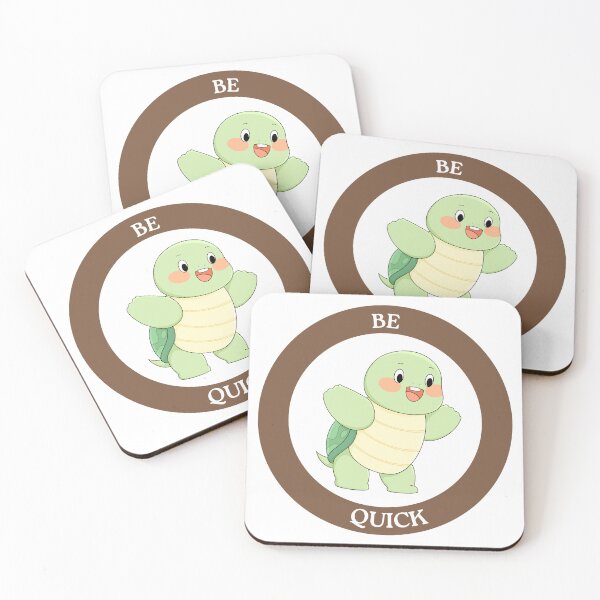 Item preview, Be Quick Turtle - Cheerful Happy Turtle Circle Meme Art designed and sold by Love3Happy.