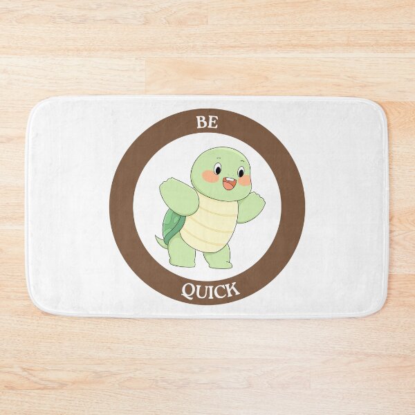 Item preview, Be Quick Turtle - Cheerful Happy Turtle Circle Meme Art designed and sold by Love3Happy.