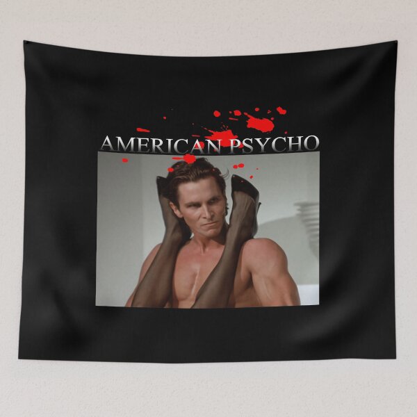 Item preview, American Psycho Patrick Bateman Movie Portrait designed and sold by Adenahilton.