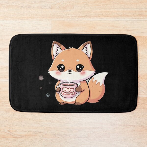 Item preview, Winter Comfort Cute Fox PNG | Cozy Kawaii Fox with Hot Drink | Winter Clipart for Stickers, T-Shirts & Digital Downloads designed and sold by CozyPops.