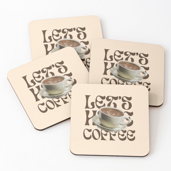 Item preview, Let’s Have Coffee – Cozy Vintage Coffee Lover Design designed and sold by teevraa.